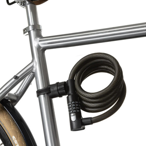 AXA Resolute 180cm x 15mm Black Cable Combo Lock