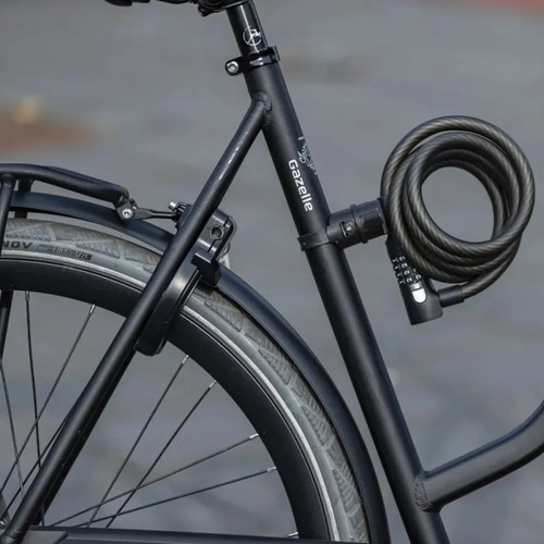 AXA Resolute 180cm x 8mm Black Cable Combo Lock
