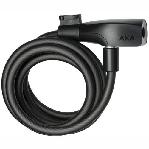 AXA Resolute 180cm x 8mm Black Cable Key Lock