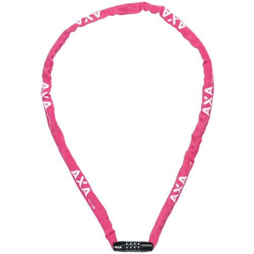 AXA Rigid RCC 120cm x 3.5mm Pink Chain Combo Lock