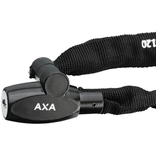 AXA Rigid RCK 120cm x 3.5mm Black Chain Key Lock