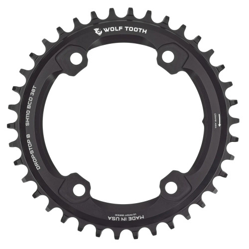 Wolf Tooth 110 BCD 4 Bolt Asymmetric Chainring For GRX Drop-Stop B