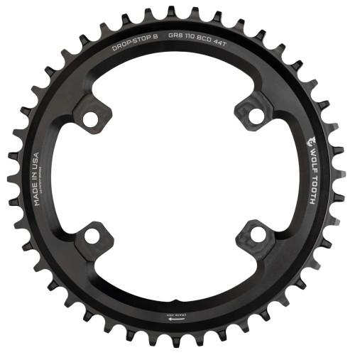 Wolf Tooth 110 BCD 4 Bolt Asymmetric Chainring For GRX Drop-Stop B