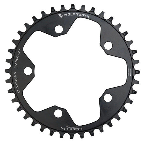Wolf Tooth 110 BCD 5 Bolt Chainring Drop-Stop B