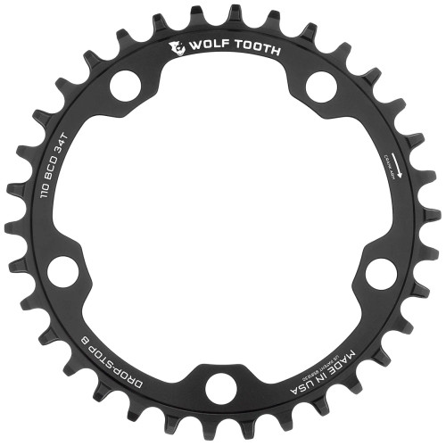 Wolf Tooth 110 BCD 5 Bolt Chainring Drop-Stop B