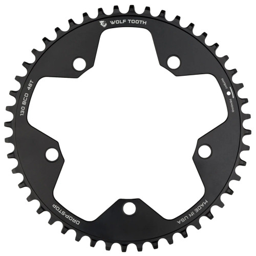 Wolf Tooth 130 BCD 5 Bolt Chainring Drop-Stop B