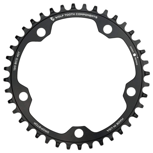 Wolf Tooth 130 BCD 5 Bolt Chainring Drop-Stop B