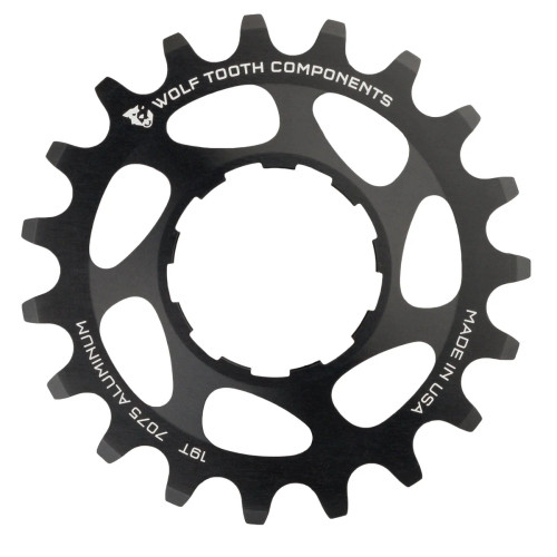 Wolf Tooth Aluminum Single Speed Cog Black