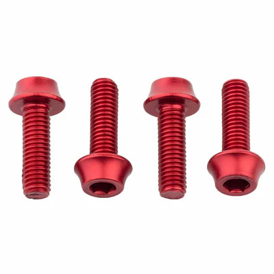 Wolf Tooth Bottle Cage Bolts Red