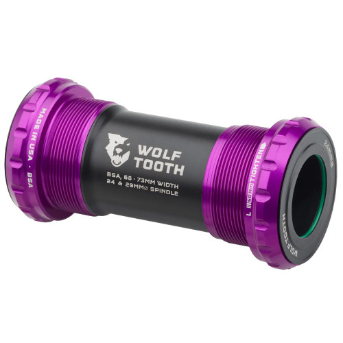 Wolf Tooth BSA Bottom Bracket Ultraviolet Purple