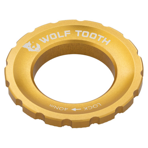 Wolf Tooth Centrelock Rotor Lockring Gold