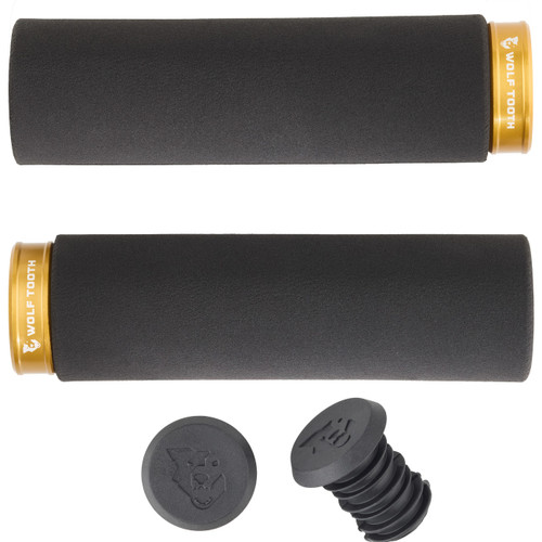 Wolf Tooth Fatpaw Lock-On Grips Black/Gold