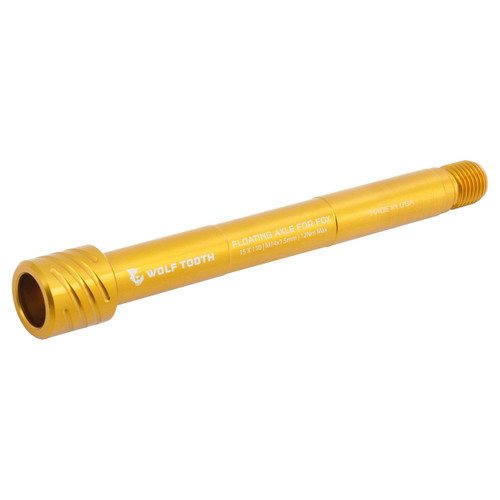 Wolf Tooth Floating Axle for Fox Suspension Forks Gold