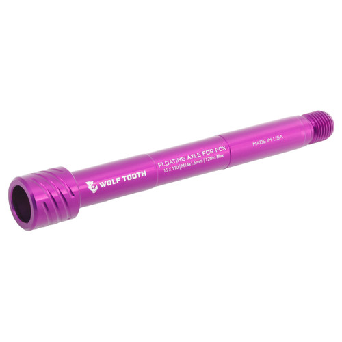 Wolf Tooth Floating Axle for Fox Suspension Forks Ultraviolet Purple