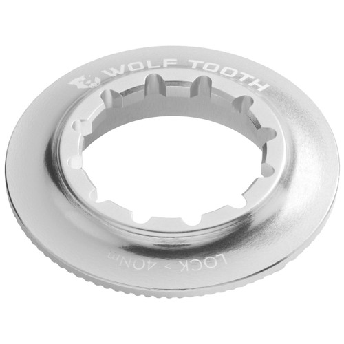 Wolf Tooth Internal Centerlock Rotor Lockring Raw Silver