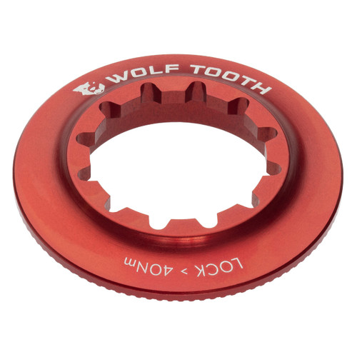Wolf Tooth Internal Centerlock Rotor Lockring Red