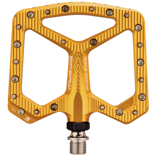 Wolf Tooth Ripsaw Pedals Gold