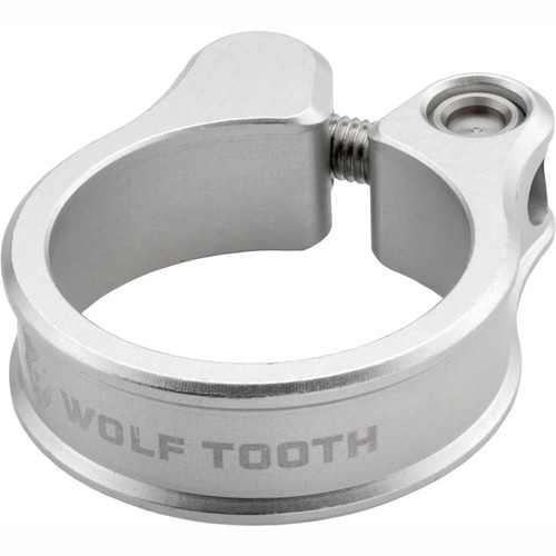 Wolf Tooth Seatpost Clamp Raw Silver