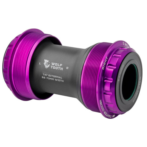 Wolf Tooth T47 External Bottom Bracket Ultraviolet Purple
