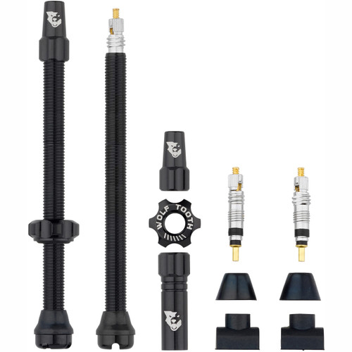 Wolf Tooth Tubeless Valves 80mm Black