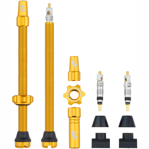 Wolf Tooth Tubeless Valves 80mm Gold