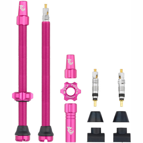 Wolf Tooth Tubeless Valves 80mm Pink