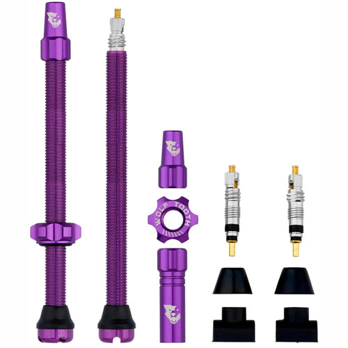 Wolf Tooth Tubeless Valves 80mm Ultraviolet Purple