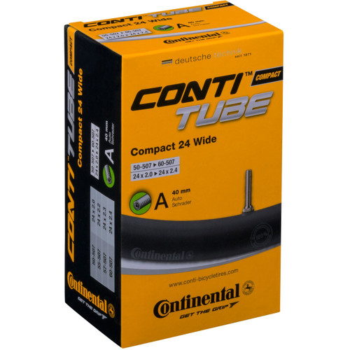 Continental Compact Wide Schrader Valve Tube 24x2-2.4"