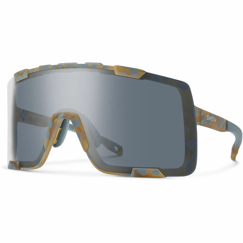 Smith Syncline Sunglasses Matte Flint / Tarmac Tortoise W/ ChromaPop Slate Lens