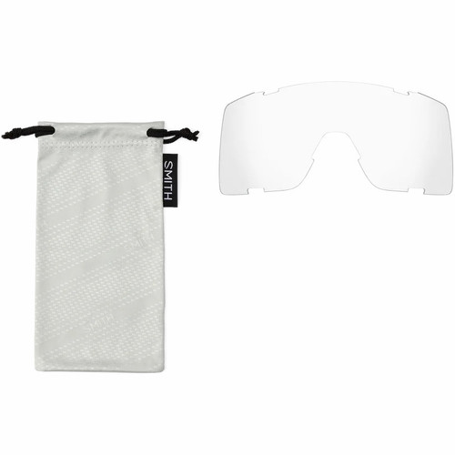 Smith Syncline Sunglasses Matte Meteorite Crystal W/ ChromaPop Low Light Rose Blue Mirror Lens