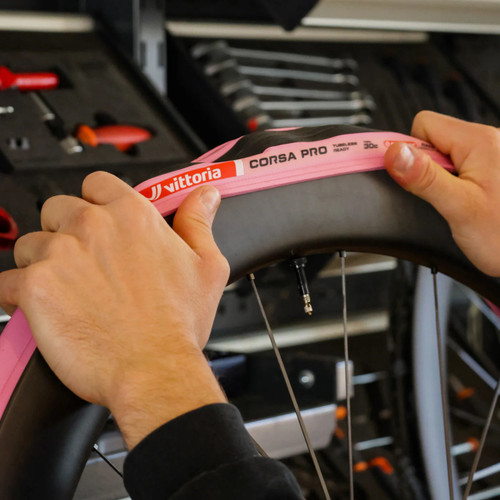 Vittoria Corsa Pro Pink G2 TLR Folding Tyre