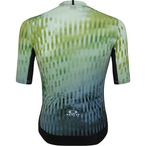Oakley Icon Training Jersey Green Glitch Print