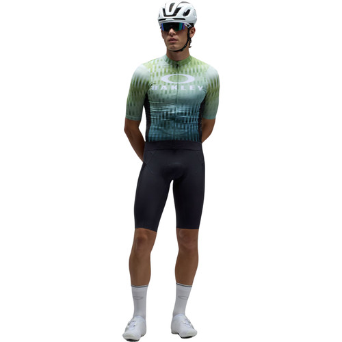 Oakley Icon Training Jersey Green Glitch Print