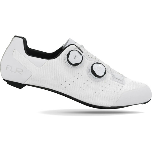 FLR FNT-9 Knit Carbon Road Shoe White