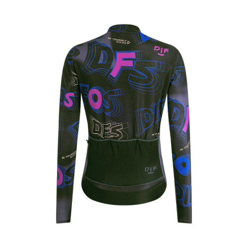 Santic Difos Van Sko Thermal L/S Jersey Black