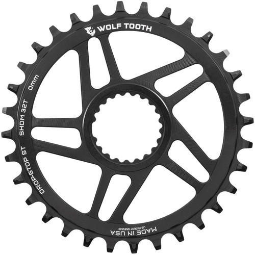 Wolf Tooth Shimano Direct Mount 0mm Offset Chainring Dropstop ST