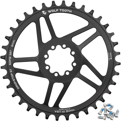 Wolf Tooth SRAM 8-Bolt Direct Mount 6mm Offset Chainring For MTB Dropstop ST