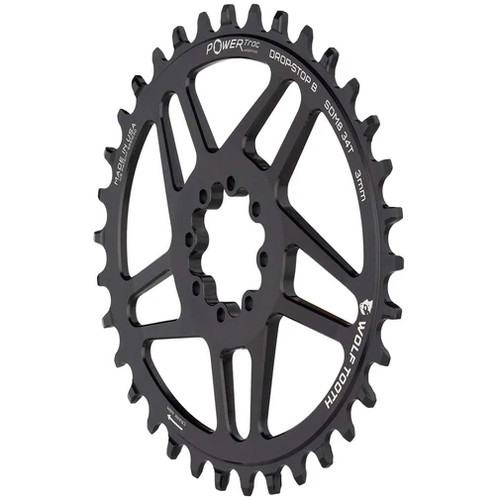 Wolf Tooth SRAM 8-Bolt Direct Mount Elliptical Chainring For MTB Dropstop ST