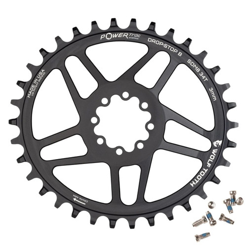 Wolf Tooth SRAM 8-Bolt Direct Mount Elliptical Chainring For MTB Dropstop ST