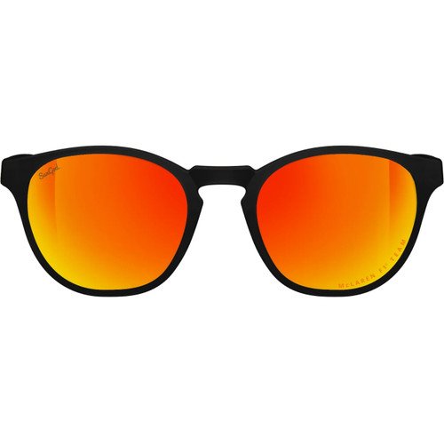 Sungod McLaren F1 Team Miras Sunglasses Matte Black with Fire Lens