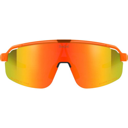 Sungod McLaren F1 Team Papaya FORTY2s Sunglasses Frosted Papaya with Fire Lens