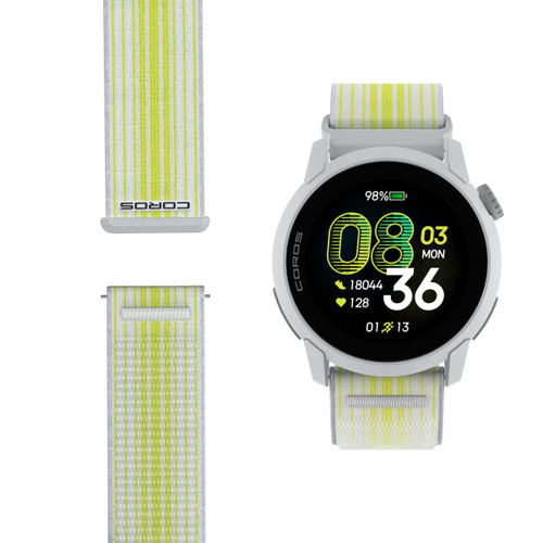 COROS PACE 4 GPS Sports Watch White W/Nylon Band