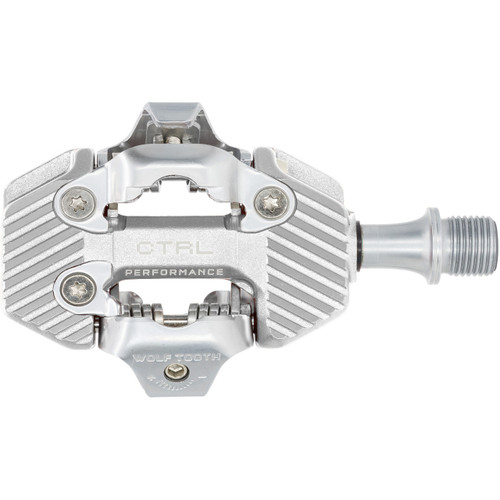 Wolf Tooth CTRL Performance Trail Pedal Raw Silver