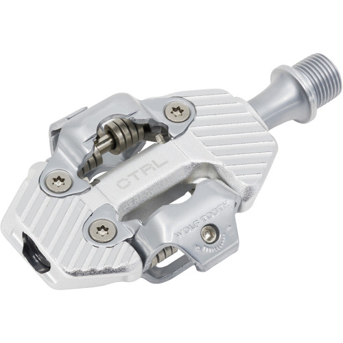 Wolf Tooth CTRL Performance Trail Pedal Raw Silver