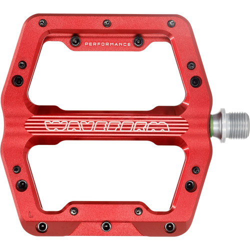 Wolf Tooth Waveform Performance Flat Pedal Red