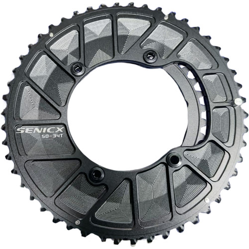 Senicx Chainring Set 110BCD 4-Bolt (Shimano Compatible)