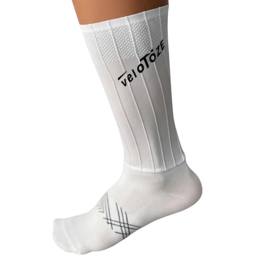Velotoze Aero Pro Socks White