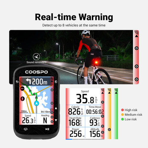 Coospo TR70 Smart Radar Light