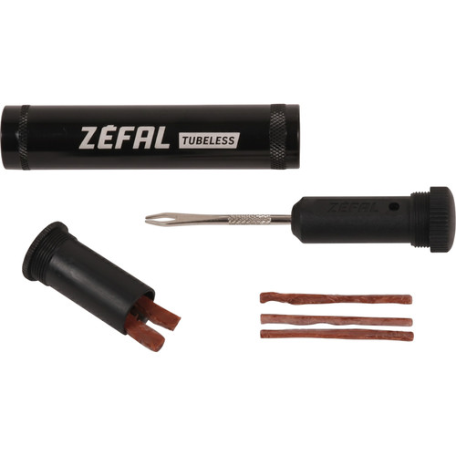 Zefal Tubeless Repair Tool Black Tube with Clip