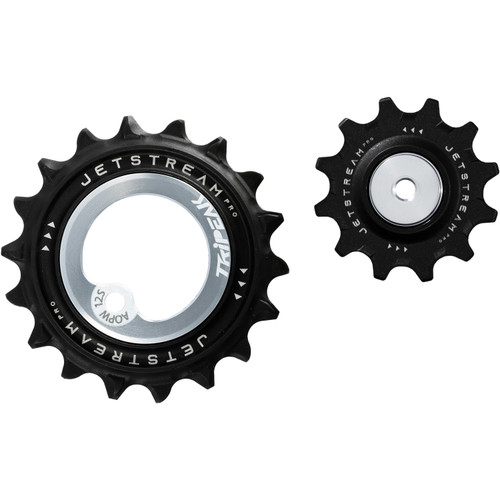 Tripeak Asymmetrical Oversize Pulley Kit For SRAM AXS Road 12s E1 Red/Force Silver